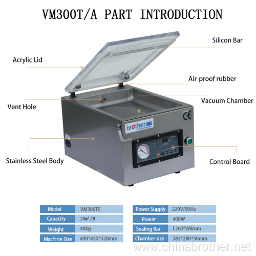 Automatic Food Table Vaccum Sealing Packing Machine